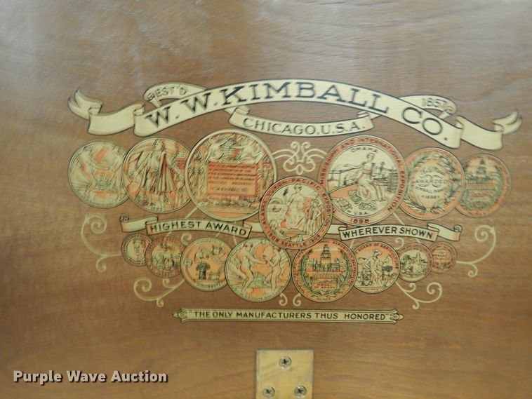 image for item HA9018 W.W. Kimball Co. hardwood piano