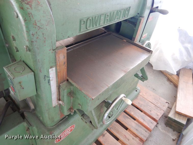 image for item HA9027 1976 Powermatic 180 planer