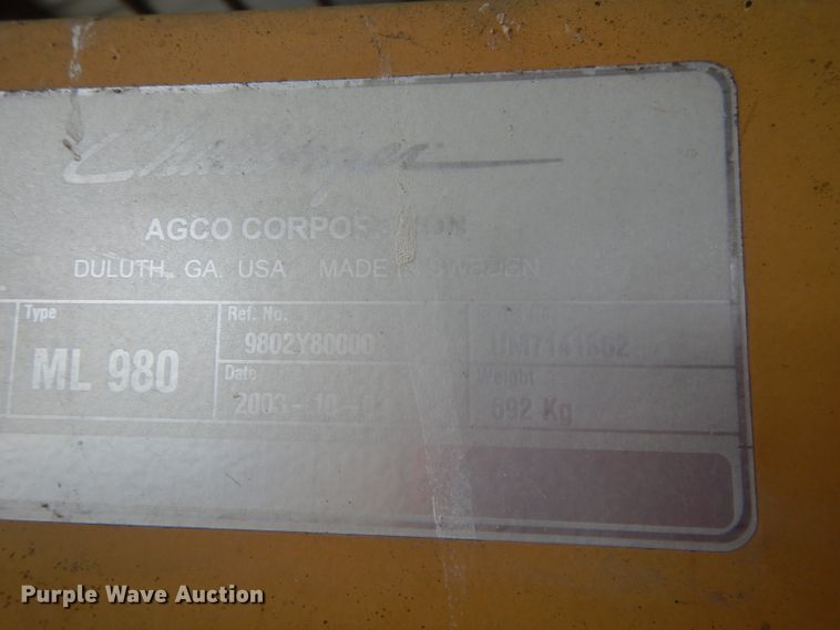 image for item DF3110 Challenger ML98 loader