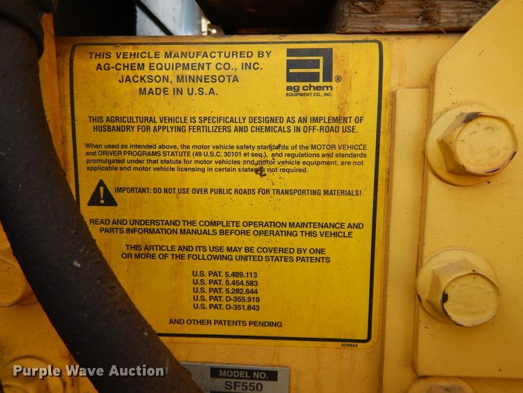 image for item DF6073 New Holland SF550 sprayer