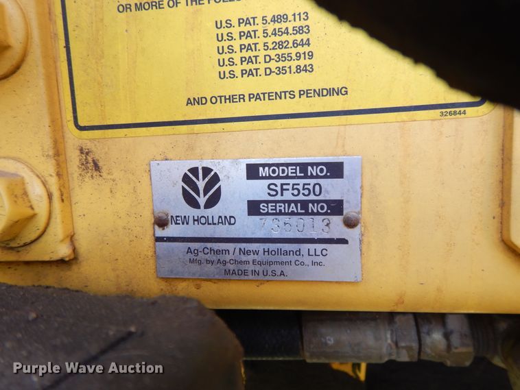 image for item DF6073 New Holland SF550 sprayer