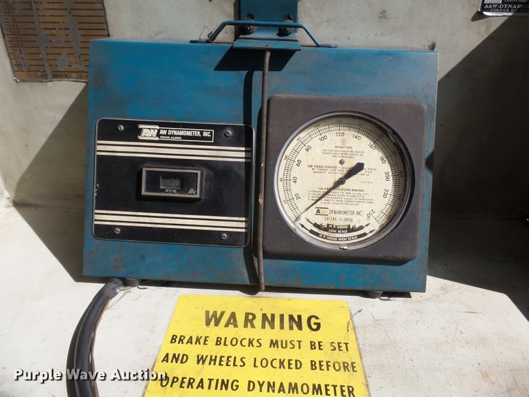 image for item DH7922 A&W 375 dynamometer