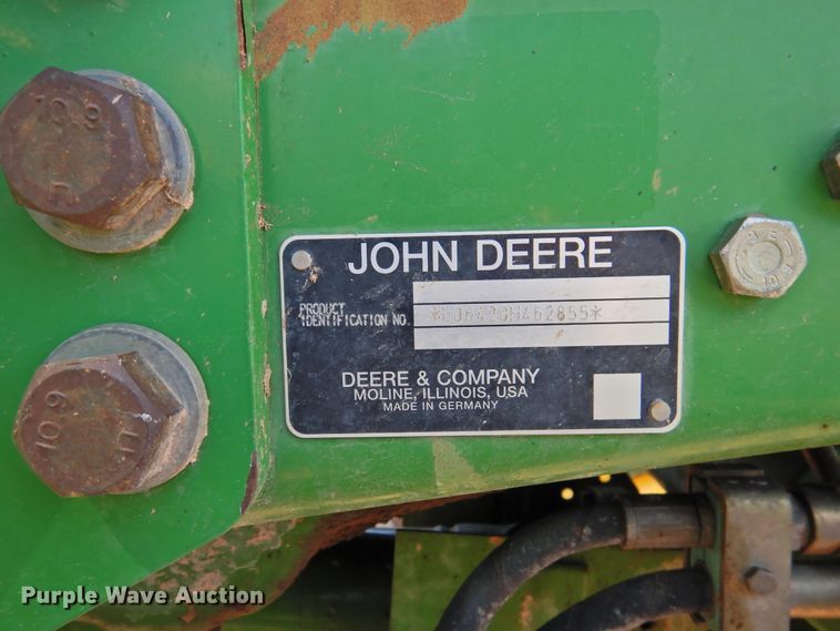 image for item DI0083 2005 John Deere 6420 MFWD tractor