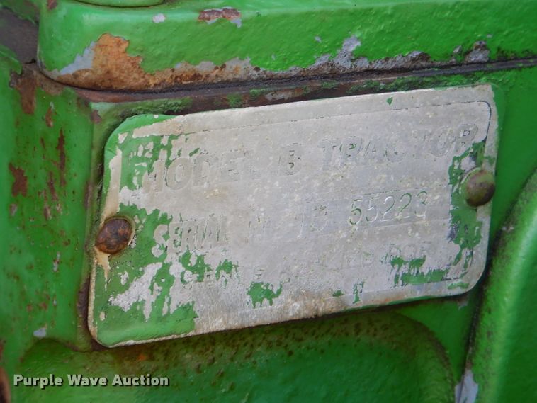 image for item GP9048 1938 John Deere B tractor