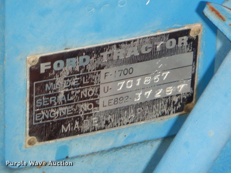 image for item GP9081 Ford 1700 tractor