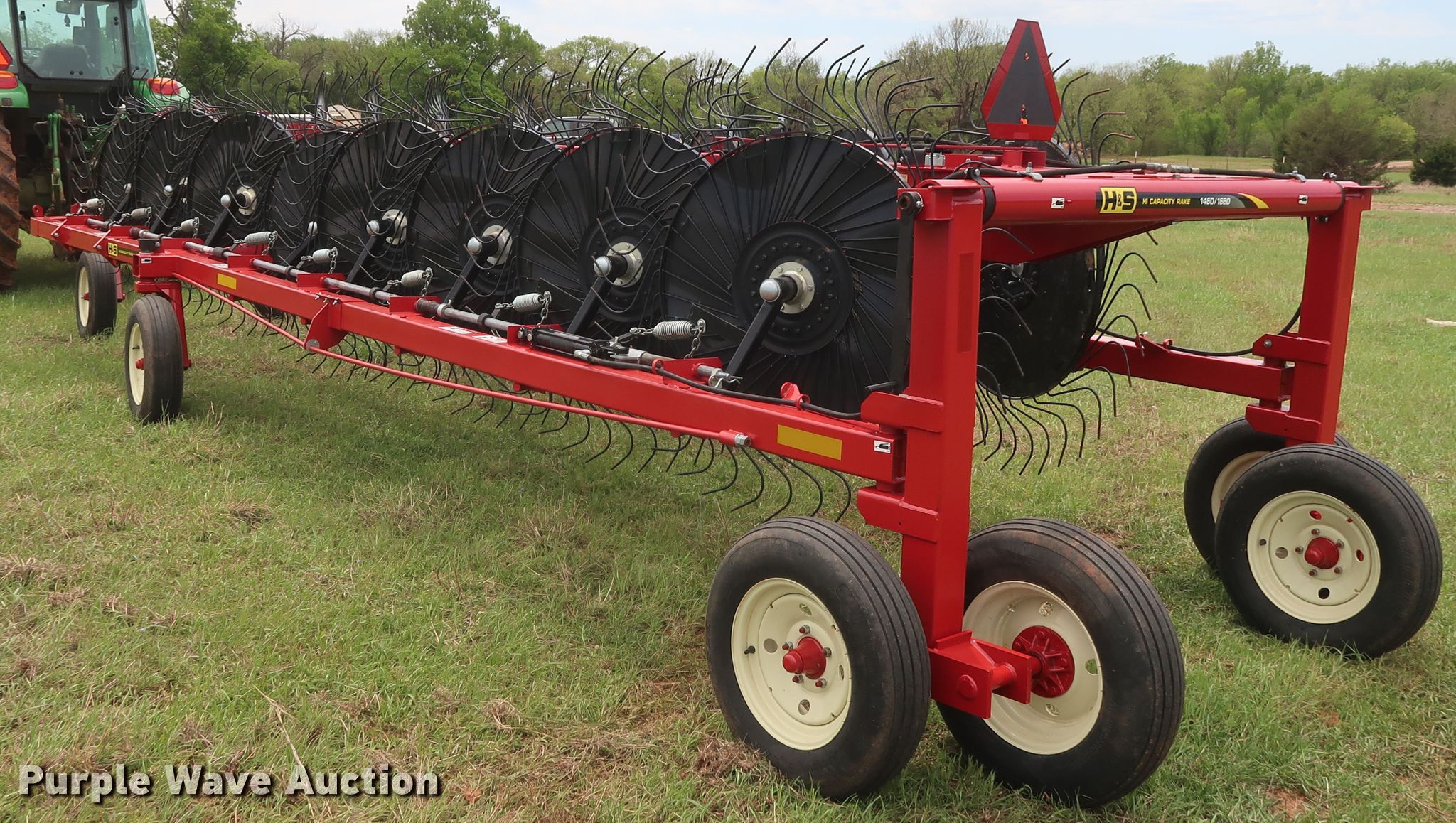H&S BF1460 HiCapacity hay rake in Marlow, OK Item DH0879 sold