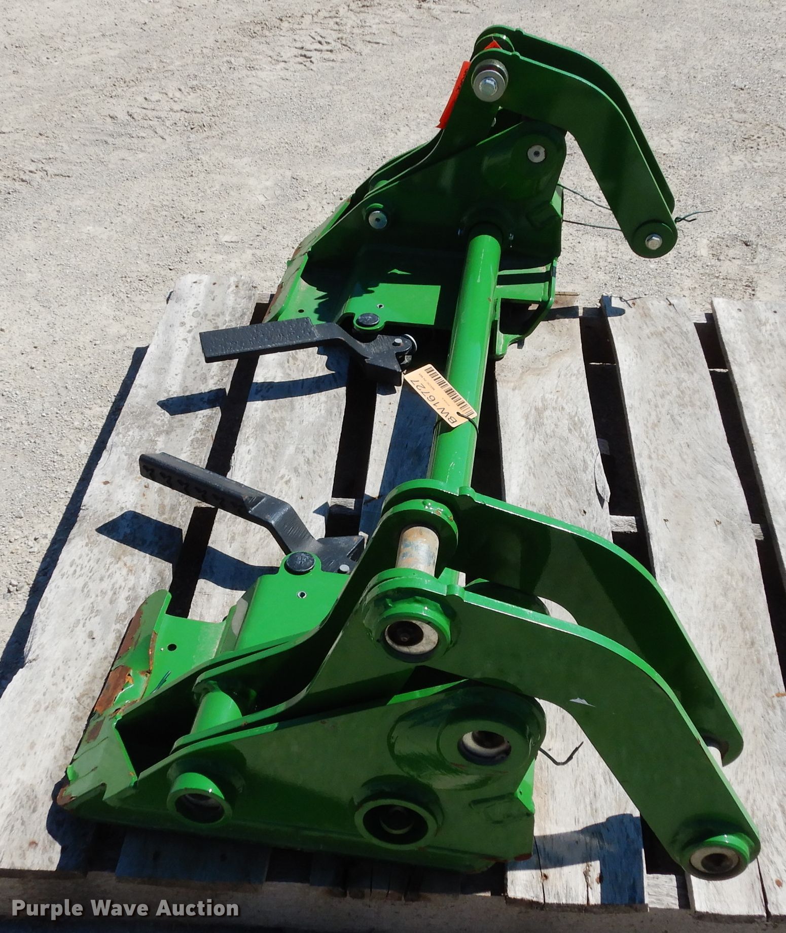 John Deere tractor loader to skid steer adapter in Baldwin City, KS