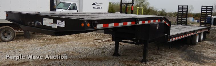 image for item DE5618 2015 Kauffman drop deck equipment trailer