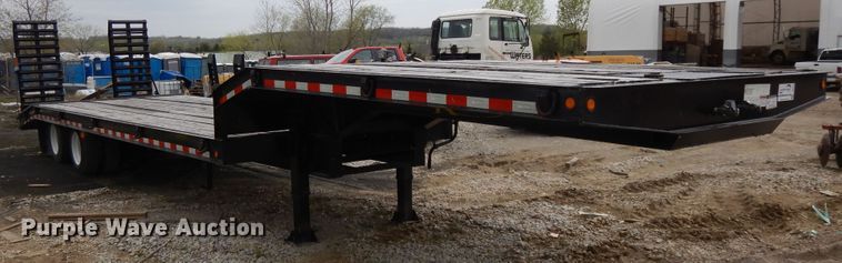 image for item DE5618 2015 Kauffman drop deck equipment trailer