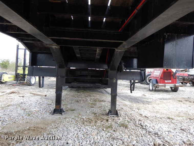 image for item DE5618 2015 Kauffman drop deck equipment trailer