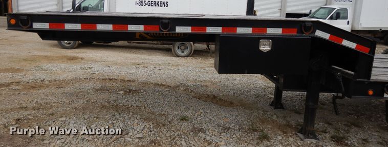 image for item DE5618 2015 Kauffman drop deck equipment trailer
