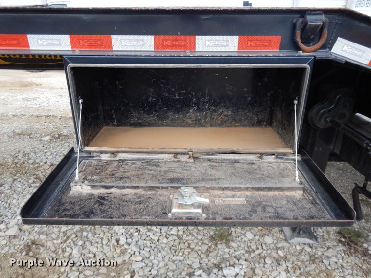 image for item DE5618 2015 Kauffman drop deck equipment trailer