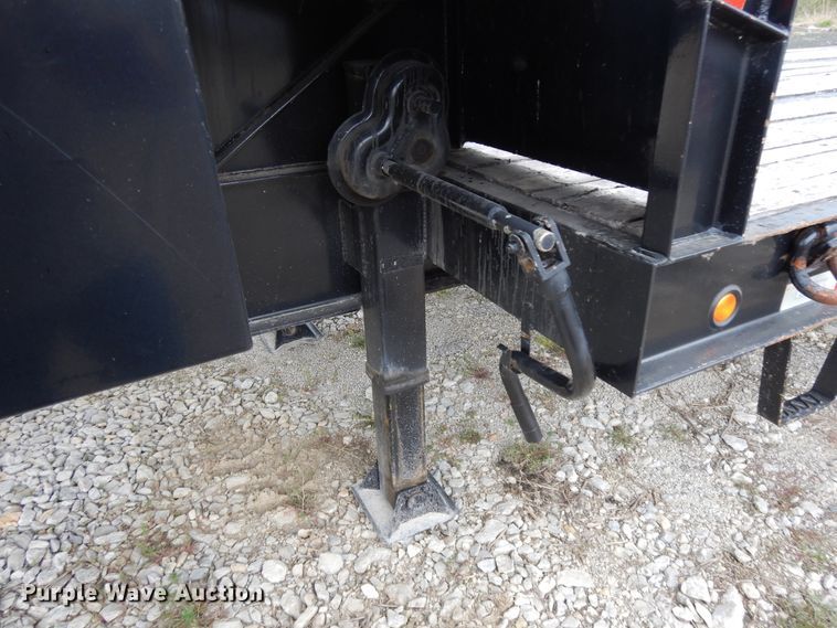 image for item DE5618 2015 Kauffman drop deck equipment trailer