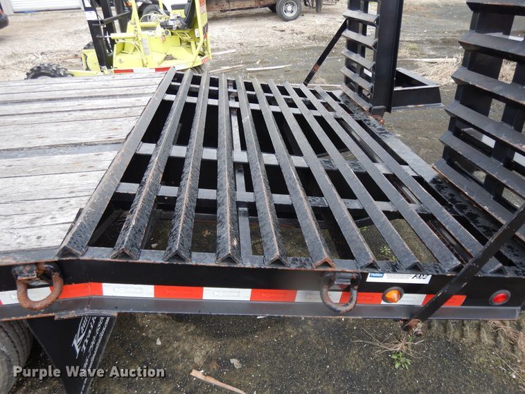image for item DE5618 2015 Kauffman drop deck equipment trailer