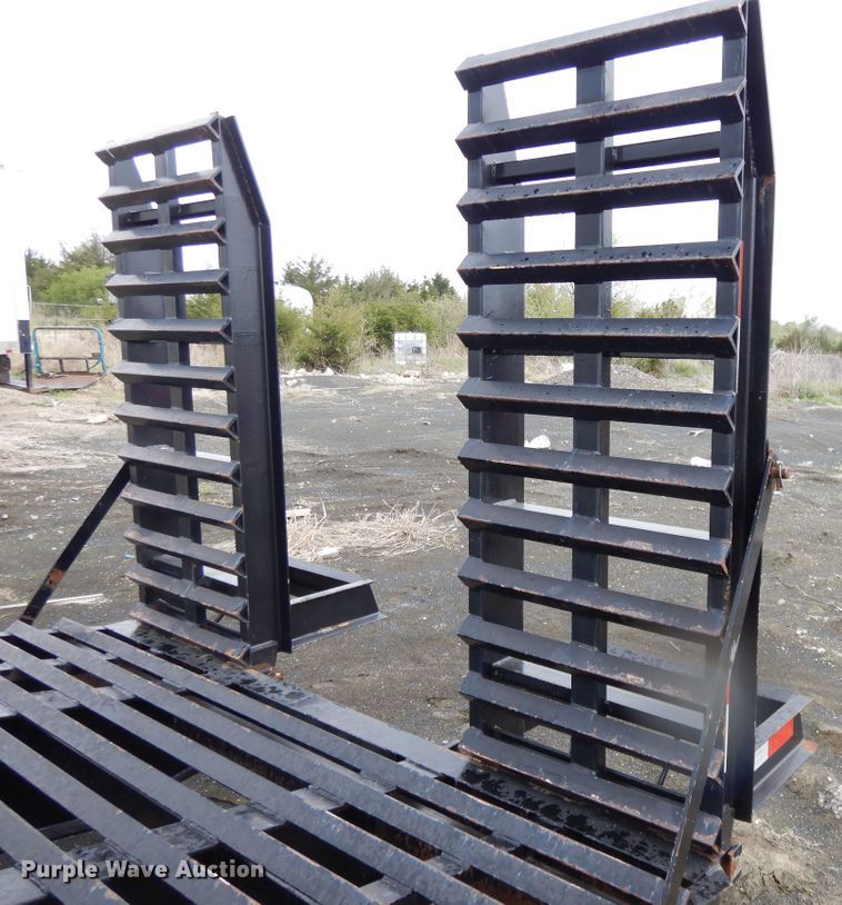 image for item DE5618 2015 Kauffman drop deck equipment trailer