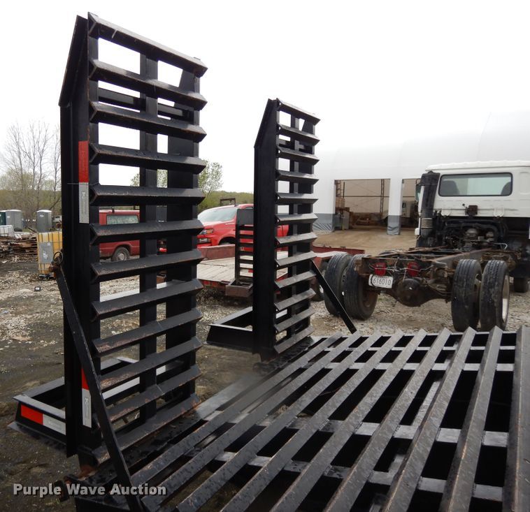 image for item DE5618 2015 Kauffman drop deck equipment trailer