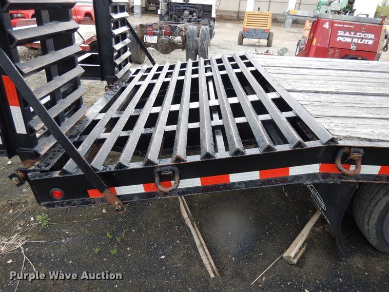 image for item DE5618 2015 Kauffman drop deck equipment trailer
