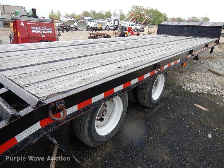 image for item DE5618 2015 Kauffman drop deck equipment trailer