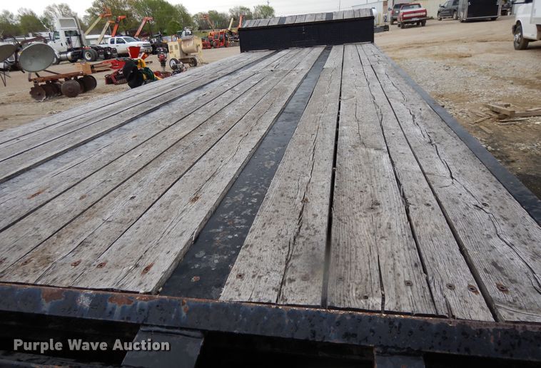 image for item DE5618 2015 Kauffman drop deck equipment trailer