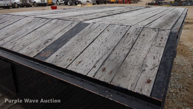 image for item DE5618 2015 Kauffman drop deck equipment trailer
