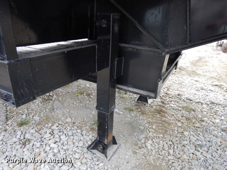 image for item DE5618 2015 Kauffman drop deck equipment trailer
