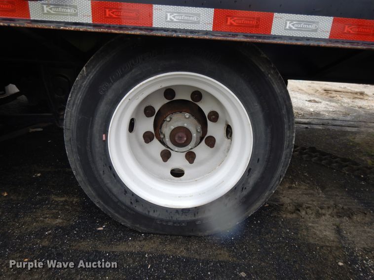 image for item DE5618 2015 Kauffman drop deck equipment trailer