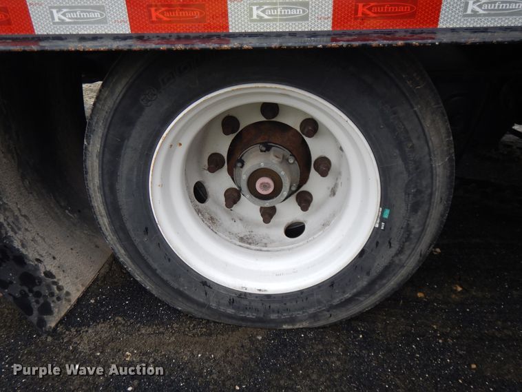 image for item DE5618 2015 Kauffman drop deck equipment trailer