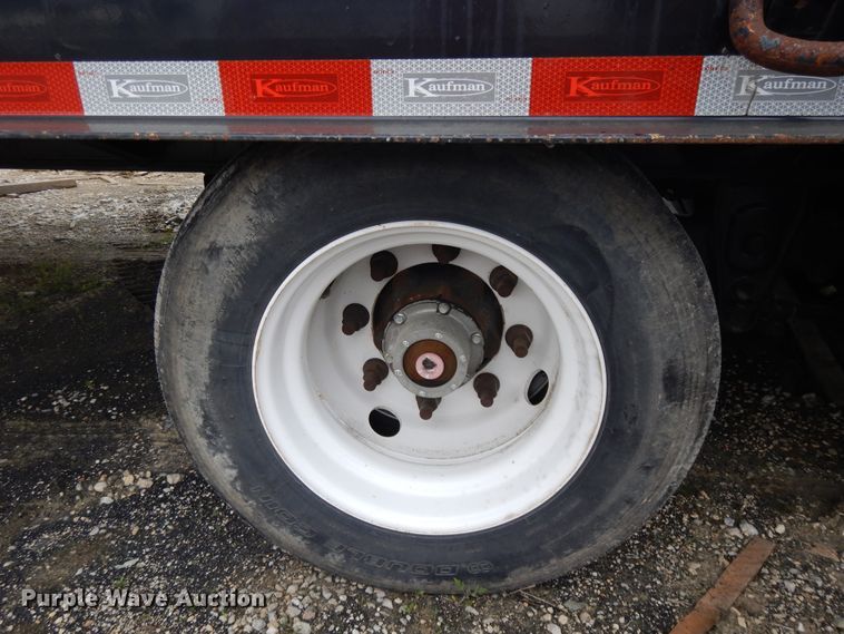 image for item DE5618 2015 Kauffman drop deck equipment trailer
