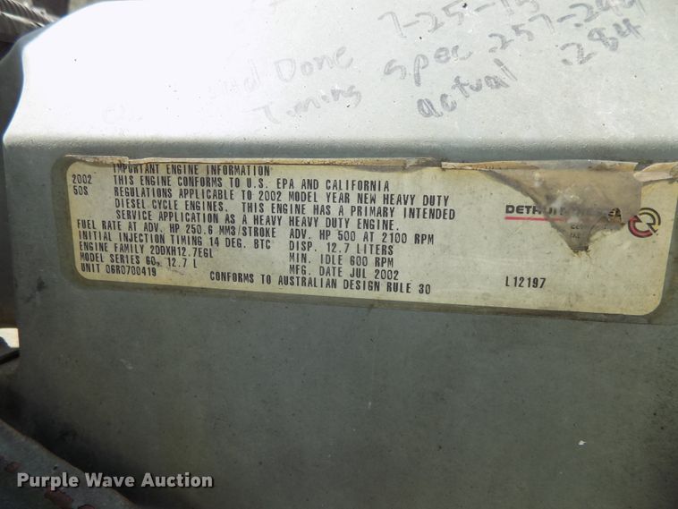 image for item DG2569 2003 Freightliner FLD132 XL Classic semi truck