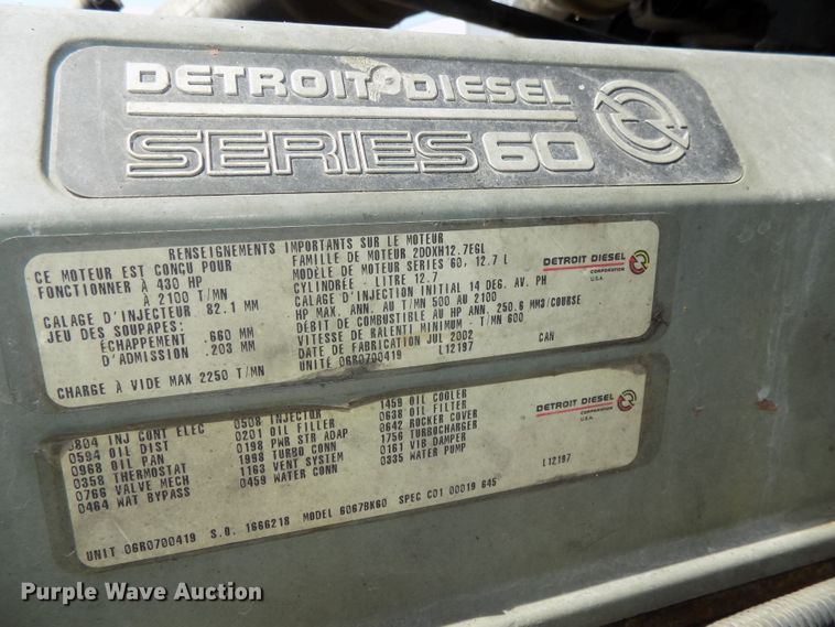 image for item DG2569 2003 Freightliner FLD132 XL Classic semi truck