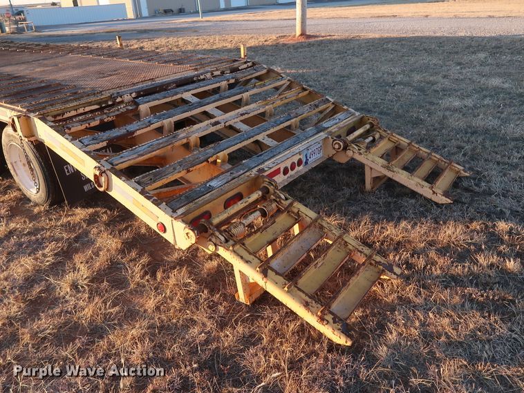 image for item DG4247 2017 drop deck equipment trailer