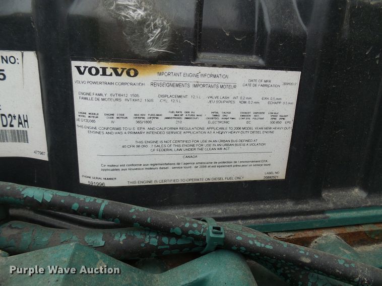 image for item DG5647 2007 Volvo VN semi truck