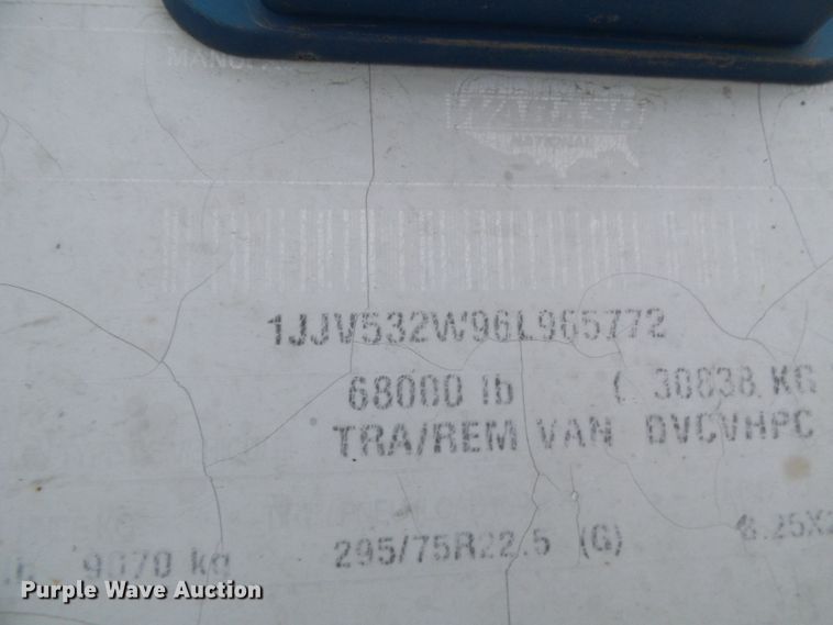 image for item DG5653 2006 Wabash DVCVHP dry van trailer