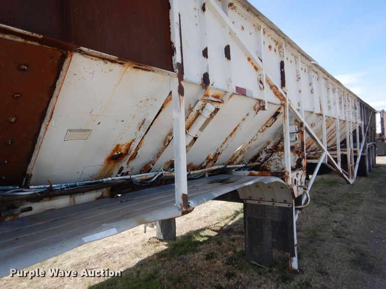 image for item DG5950 2000 Trinity Eagle Bridge live bottom trailer