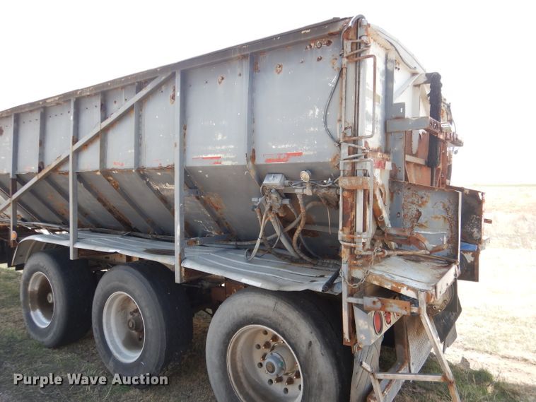 image for item DG5950 2000 Trinity Eagle Bridge live bottom trailer