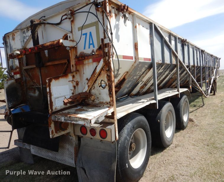 image for item DG5950 2000 Trinity Eagle Bridge live bottom trailer