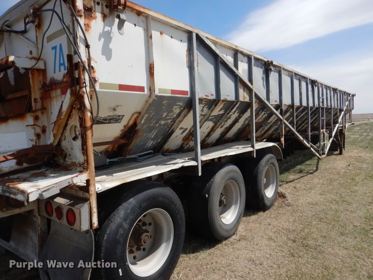 image for item DG5950 2000 Trinity Eagle Bridge live bottom trailer