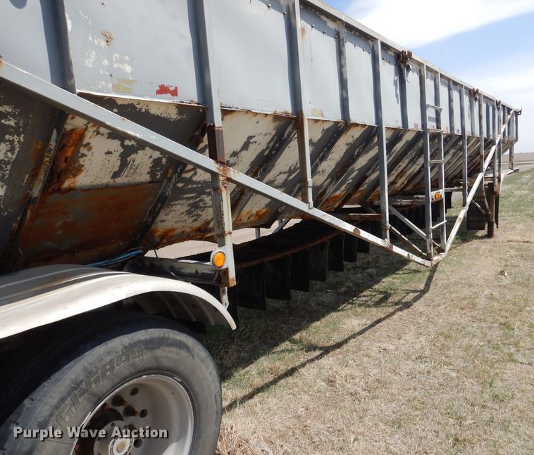image for item DG5950 2000 Trinity Eagle Bridge live bottom trailer
