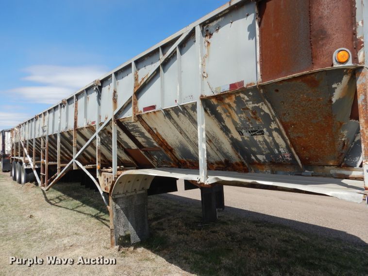 image for item DG5950 2000 Trinity Eagle Bridge live bottom trailer