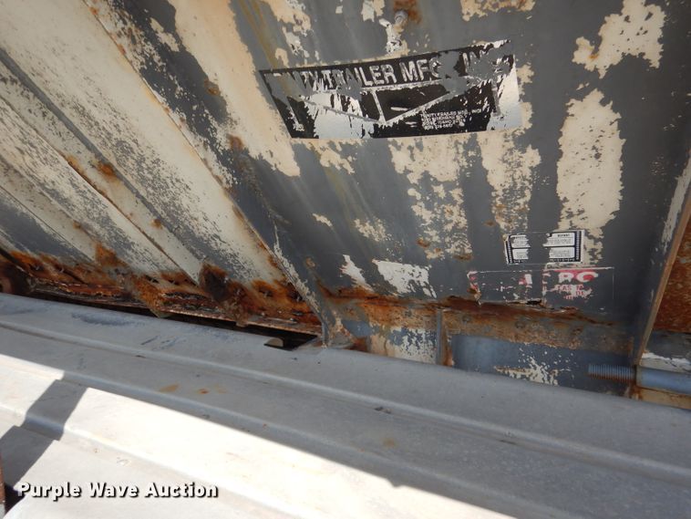 image for item DG5950 2000 Trinity Eagle Bridge live bottom trailer