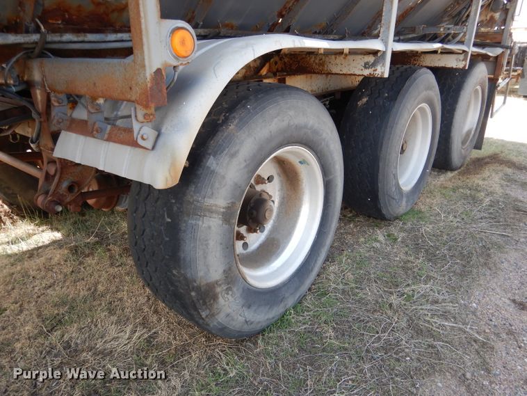 image for item DG5950 2000 Trinity Eagle Bridge live bottom trailer