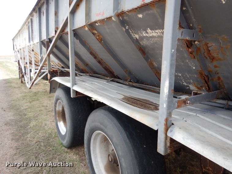 image for item DG5950 2000 Trinity Eagle Bridge live bottom trailer