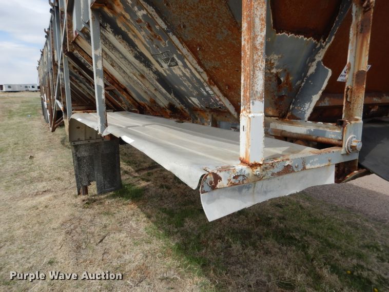 image for item DG5950 2000 Trinity Eagle Bridge live bottom trailer