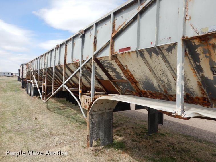 image for item DG5950 2000 Trinity Eagle Bridge live bottom trailer
