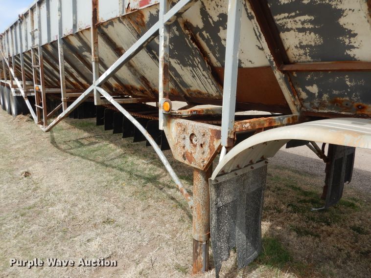 image for item DG5950 2000 Trinity Eagle Bridge live bottom trailer