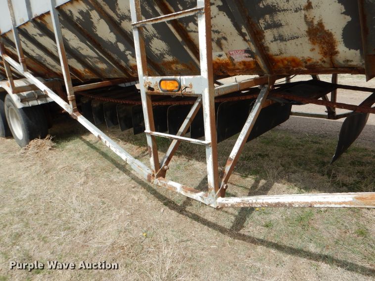 image for item DG5950 2000 Trinity Eagle Bridge live bottom trailer