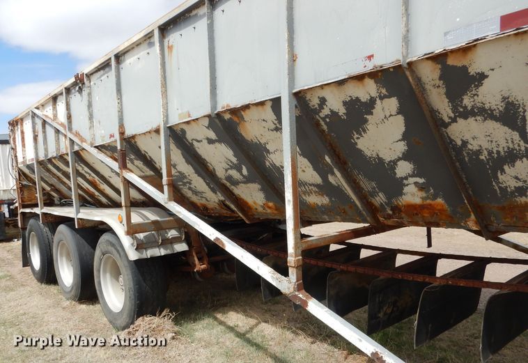 image for item DG5950 2000 Trinity Eagle Bridge live bottom trailer