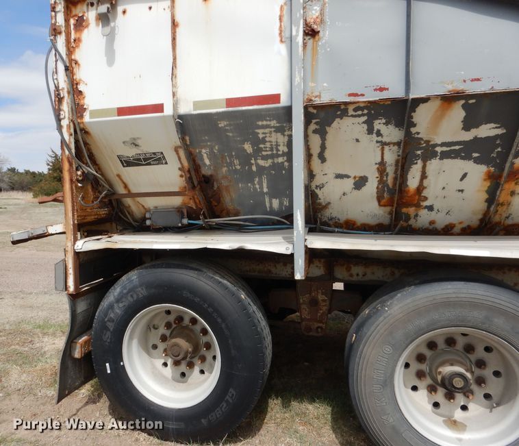 image for item DG5950 2000 Trinity Eagle Bridge live bottom trailer
