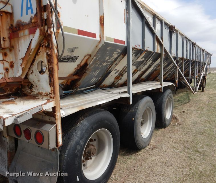 image for item DG5950 2000 Trinity Eagle Bridge live bottom trailer