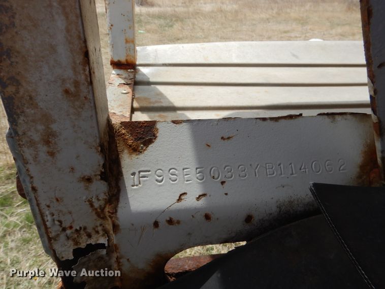 image for item DG5950 2000 Trinity Eagle Bridge live bottom trailer